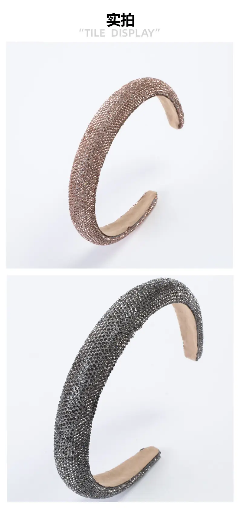 Shiny Rhinestone Headband for Women Men — feature 7