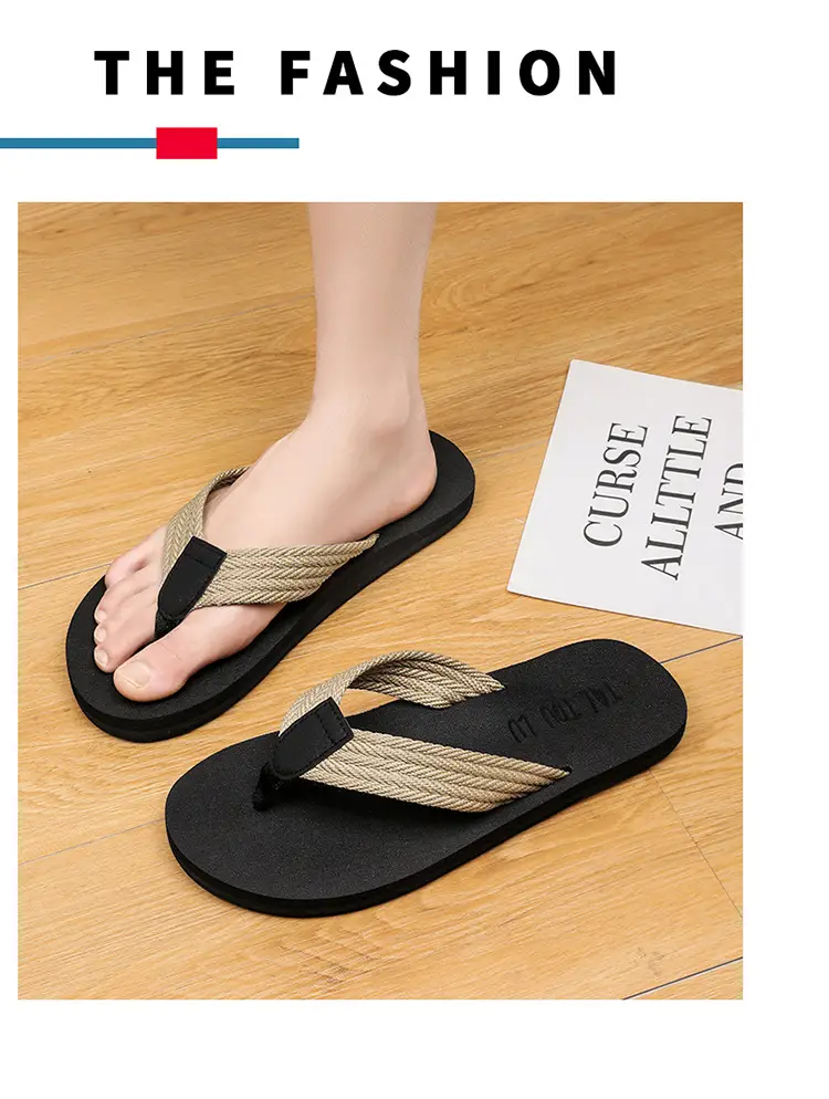 Summer men's plus size 45 flip flops 46 breathable beach shoes 47 non-slip 48 breathable sandals 49 plus size widened 50 — feature 11