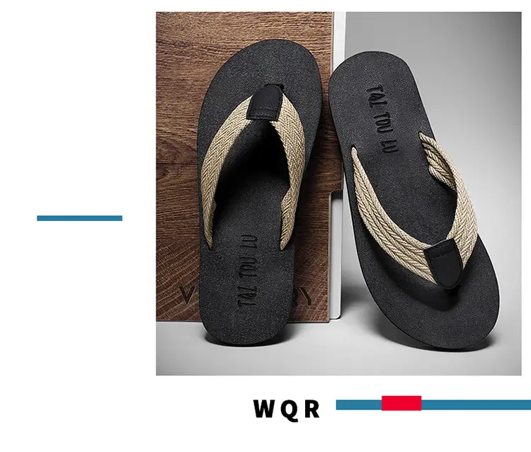 Summer men's plus size 45 flip flops 46 breathable beach shoes 47 non-slip 48 breathable sandals 49 plus size widened 50 — feature 12