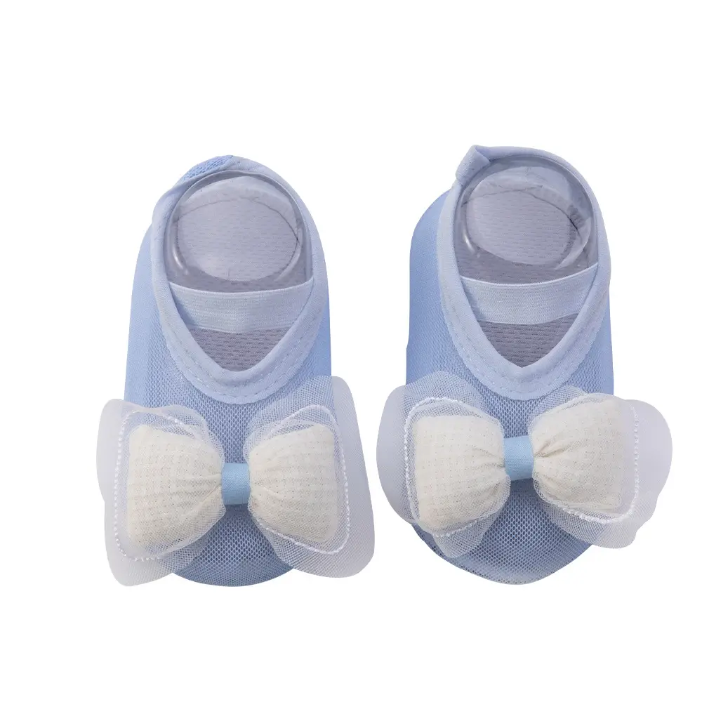 Non-Slip Soft-Soled Baby Floor Shoes with Bow - Image 9