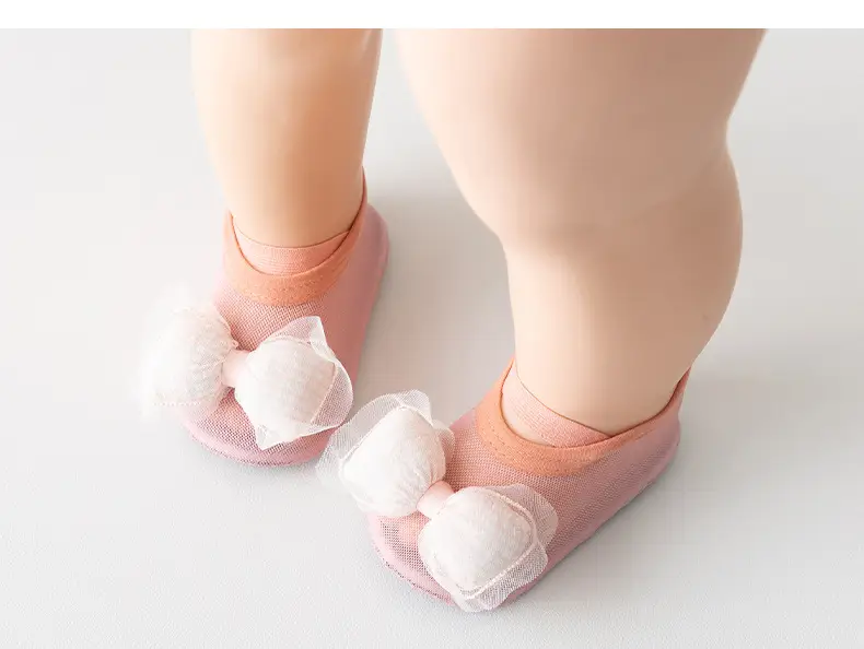 Non-Slip Soft-Soled Baby Floor Shoes with Bow β feature 21