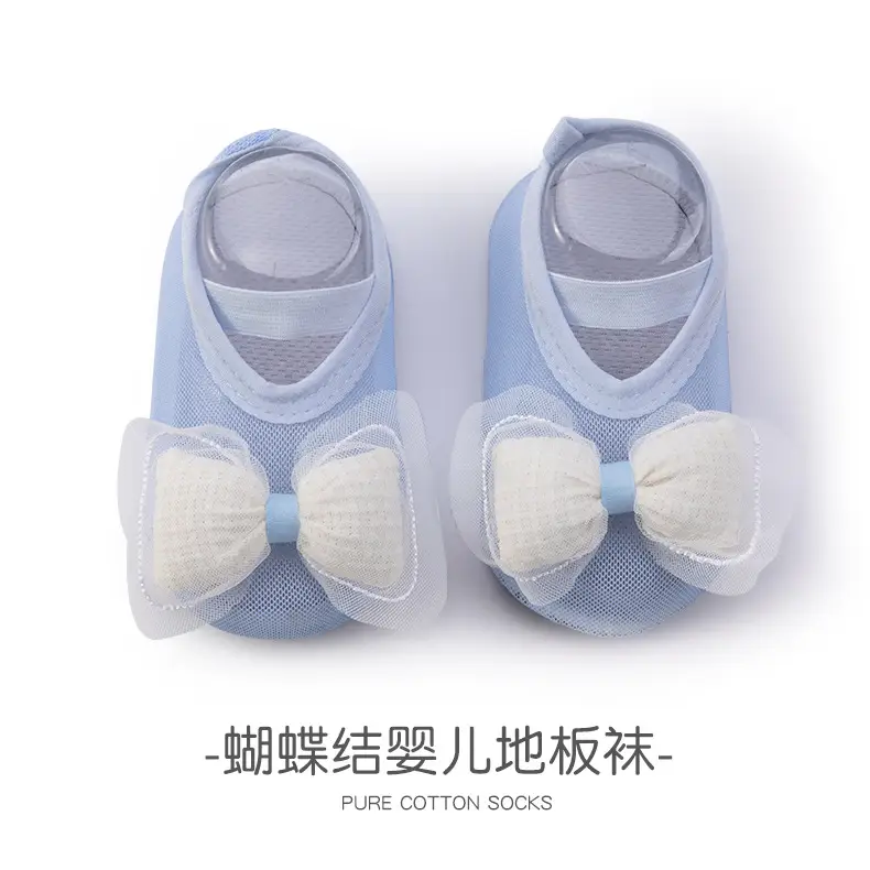 Non-Slip Soft-Soled Baby Floor Shoes with Bow - Image 3