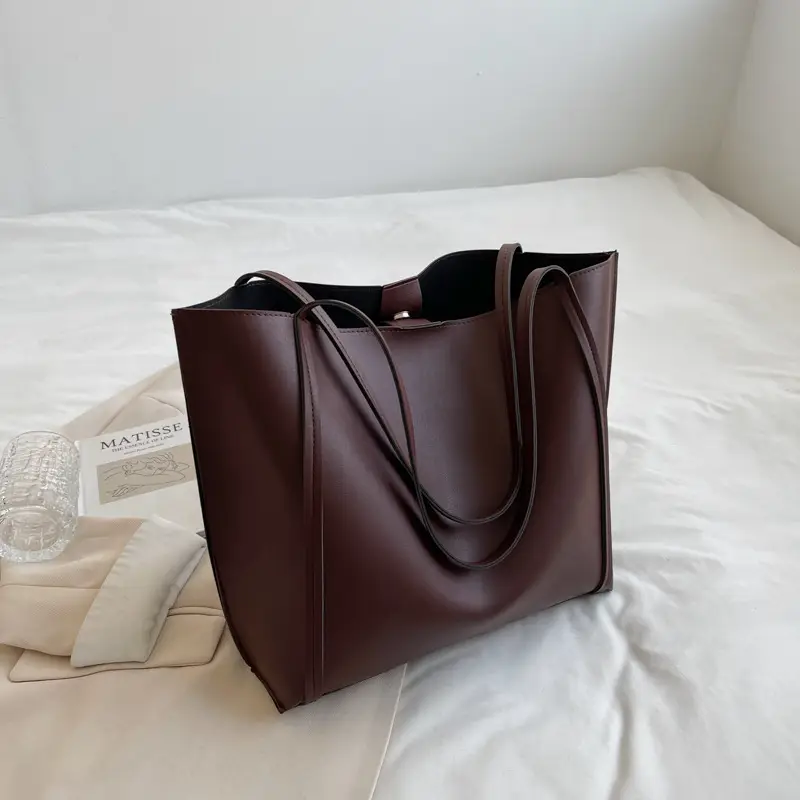 Large Capacity Beige Women's Tote Bag 2023 - Image 7