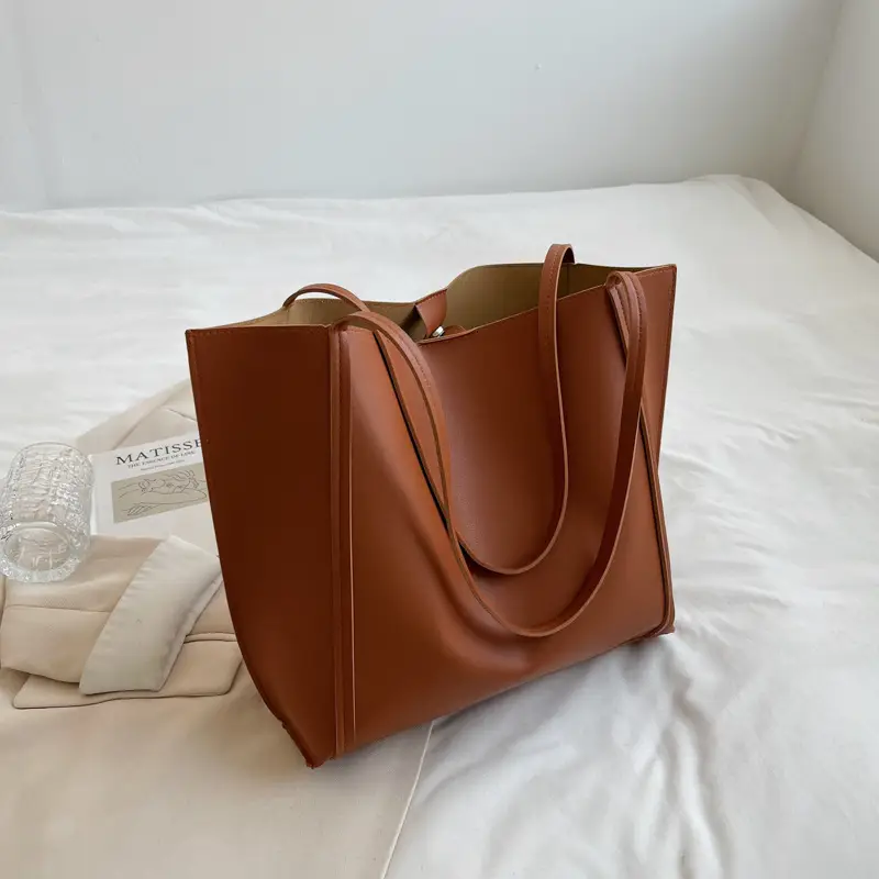Large Capacity Beige Women's Tote Bag 2023 - Image 8