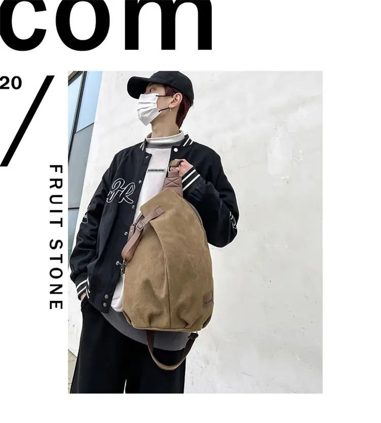 New Japanese Style Cycling Crossbody Bag, Fashionable and Versatile Chest Bag, Travel Casual Personality, Functional Street Trend Shoulder Bag — feature 3