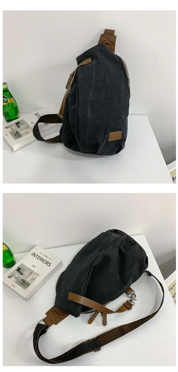 New Japanese Style Cycling Crossbody Bag, Fashionable and Versatile Chest Bag, Travel Casual Personality, Functional Street Trend Shoulder Bag — feature 7