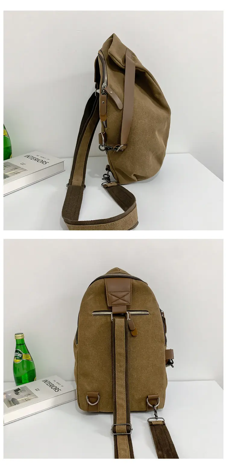 New Japanese Style Cycling Crossbody Bag, Fashionable and Versatile Chest Bag, Travel Casual Personality, Functional Street Trend Shoulder Bag — feature 8