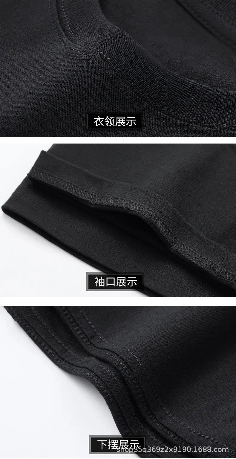 New Summer Pure Cotton Men T-Shirt Loose Fit Breathable — feature 16