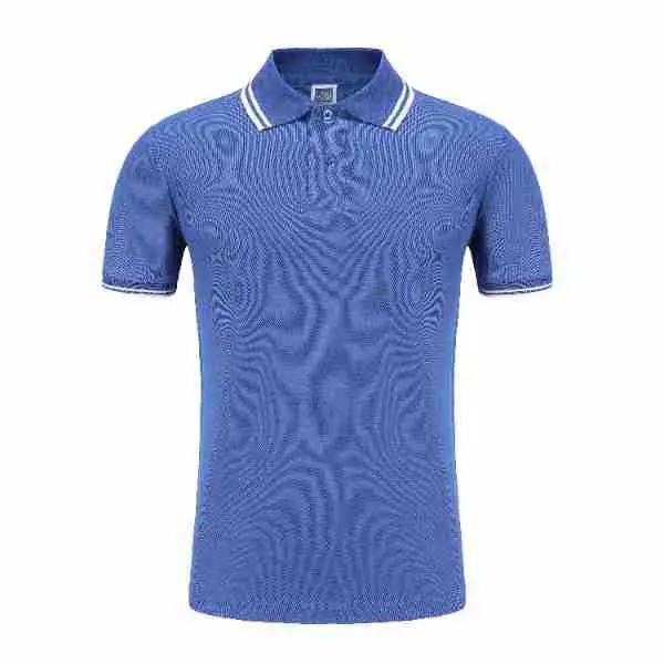 King 1AC Solid Color Short Sleeve Polo Collar Adult - Image 13
