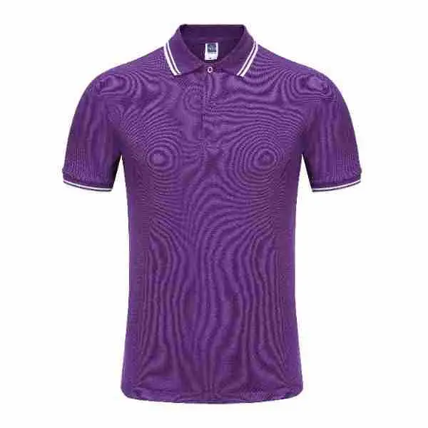 King 1AC Solid Color Short Sleeve Polo Collar Adult - Image 9