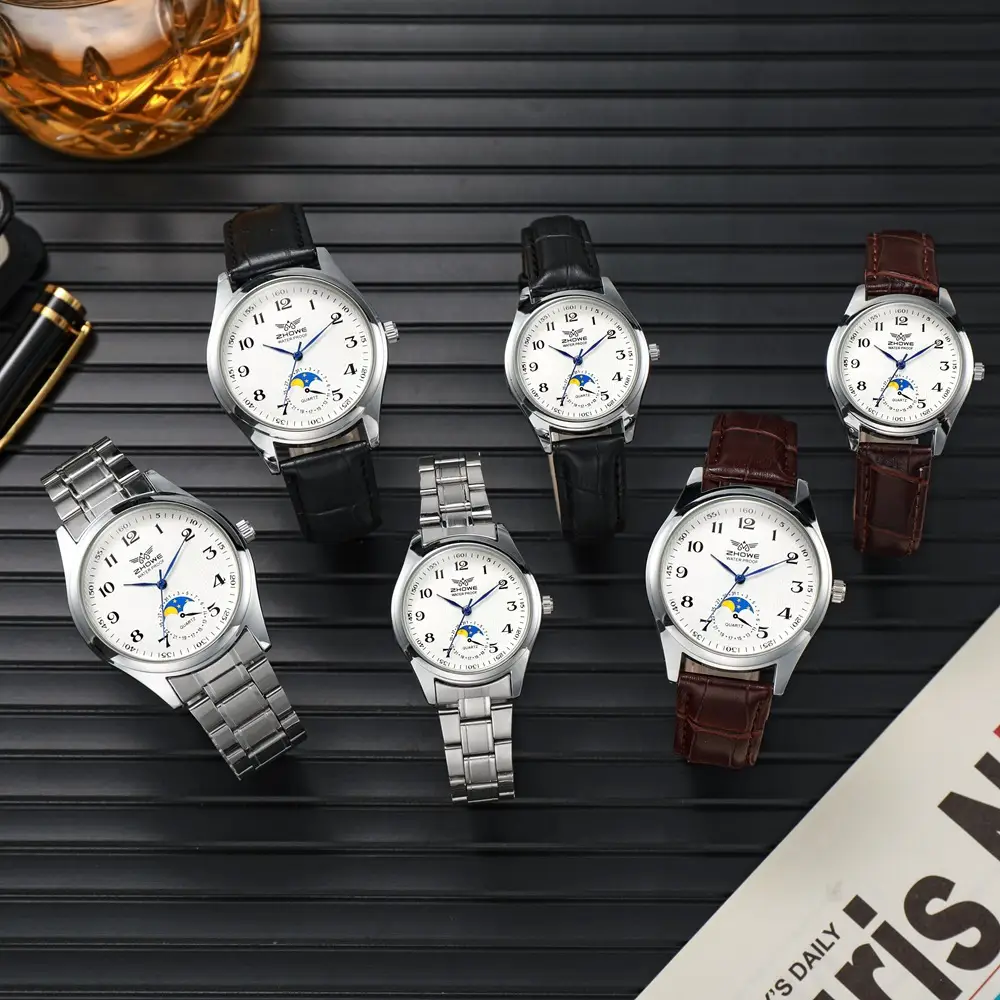 Men's Mechanical Watch Sun Moon Star Dial 35mm - Image 10