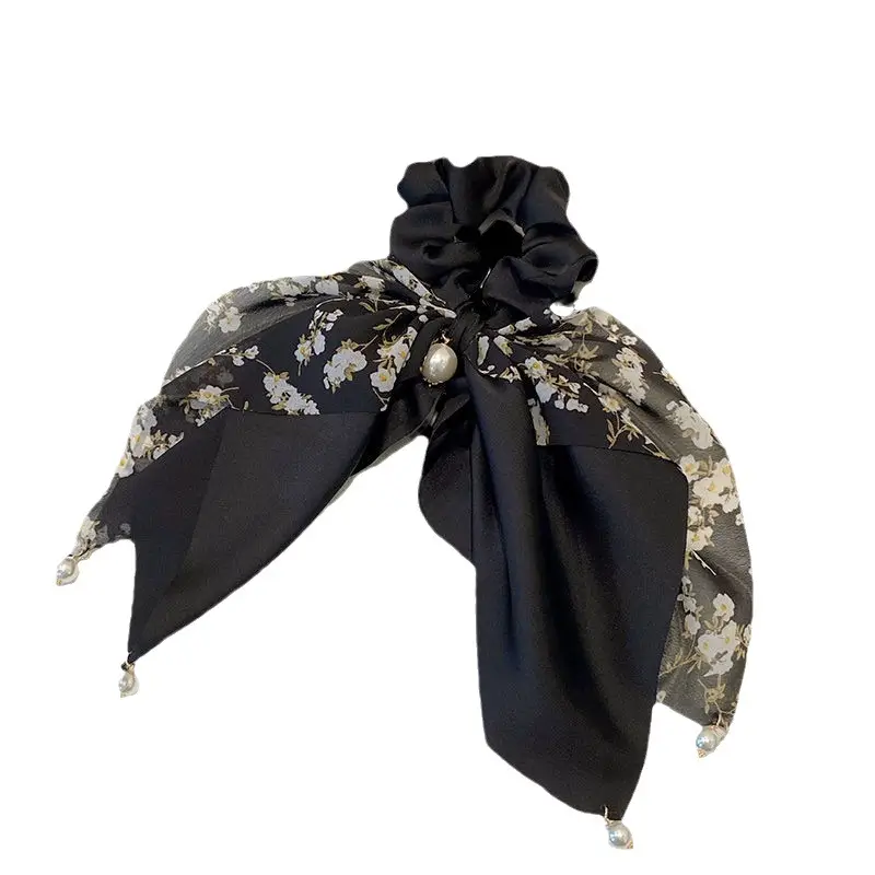 South Korea Summer Fresh Bow Head Rope Hair Band Women's Hair Tie Elegant Ponytail Ribbon Hair Rope Hair Band New Style - Image 8