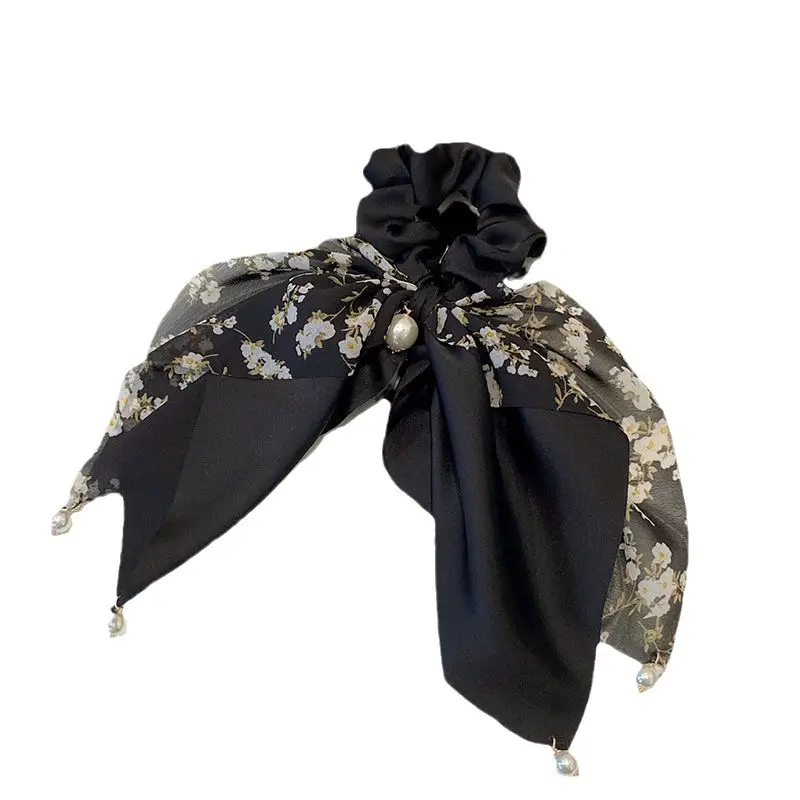 Women's Floral Bow Hair Ties for Summer - Image 8