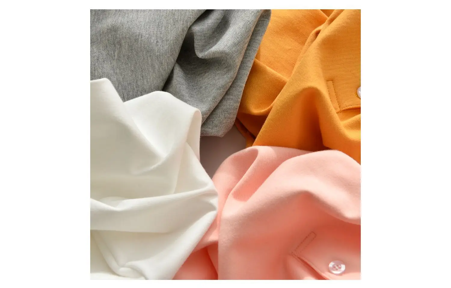 Children's Cotton Polo Shirt Solid Color Spring Autumn — feature 1