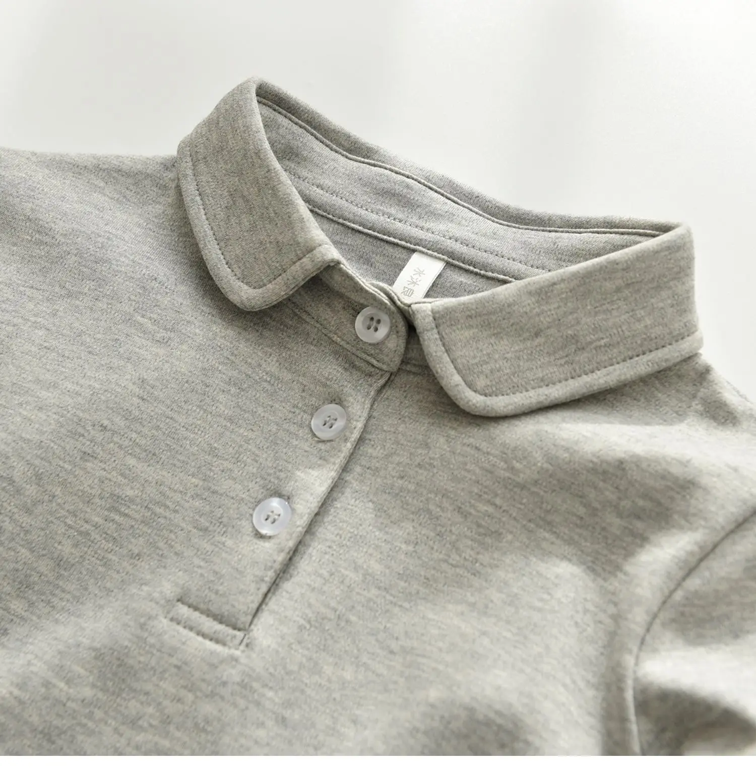 Children's Cotton Polo Shirt Solid Color Spring Autumn — feature 35