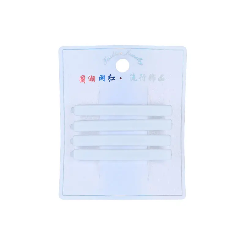 Nurse Hat Side Clips 6.5 White Steel Clip