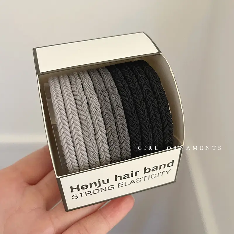 Henyju Hair Band Strong Elasticity Black - Image 2