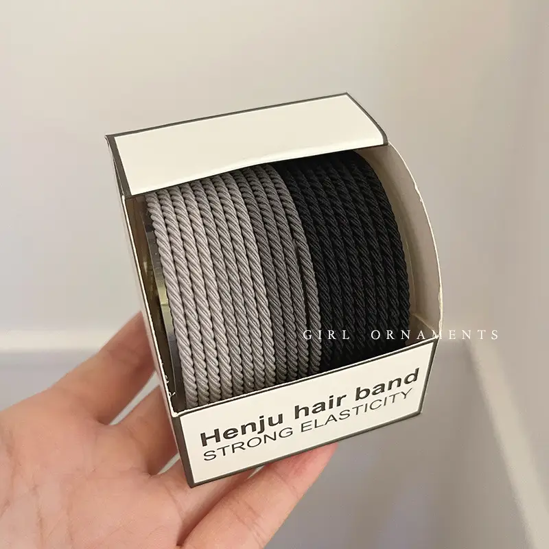 Henyju Hair Band Strong Elasticity Black - Image 3