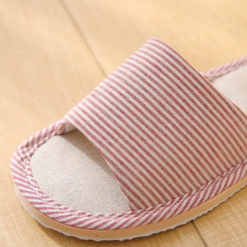 Wholesale New Home Slippers for Women, Summer Home Use, Indoor Four-Season Cotton, Linen, Linen Floor Slippers for Men, Summer