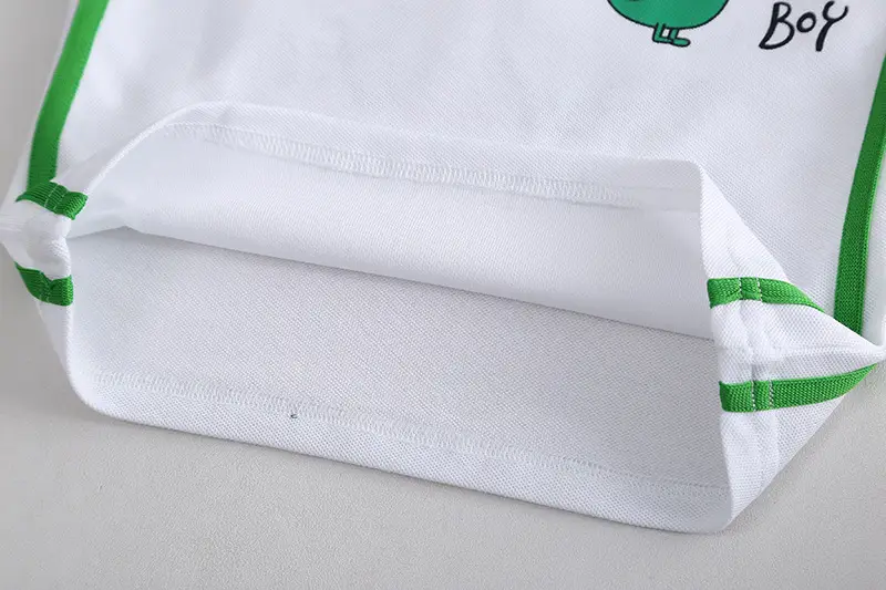 Boys Green Polo Short Sleeve Summer Suit 2023 — feature 11