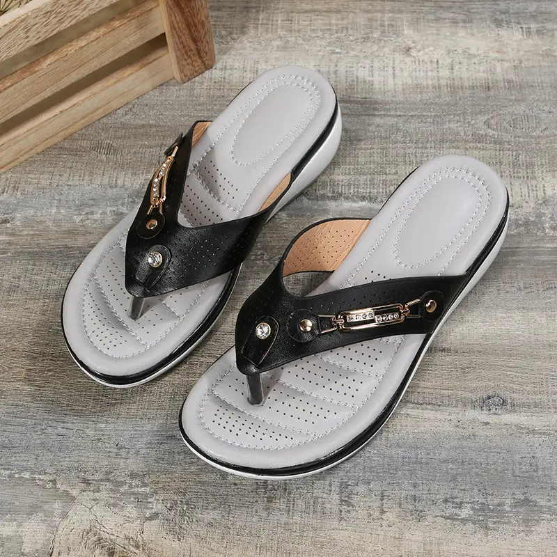 Women's Red Crossbody Clip Slippers Spring Summer — feature 20