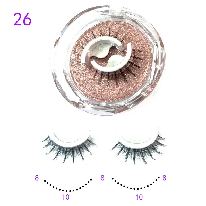 Self Adhesive False Eyelashes Set Glue Free Food Grade Silicone - Image 26