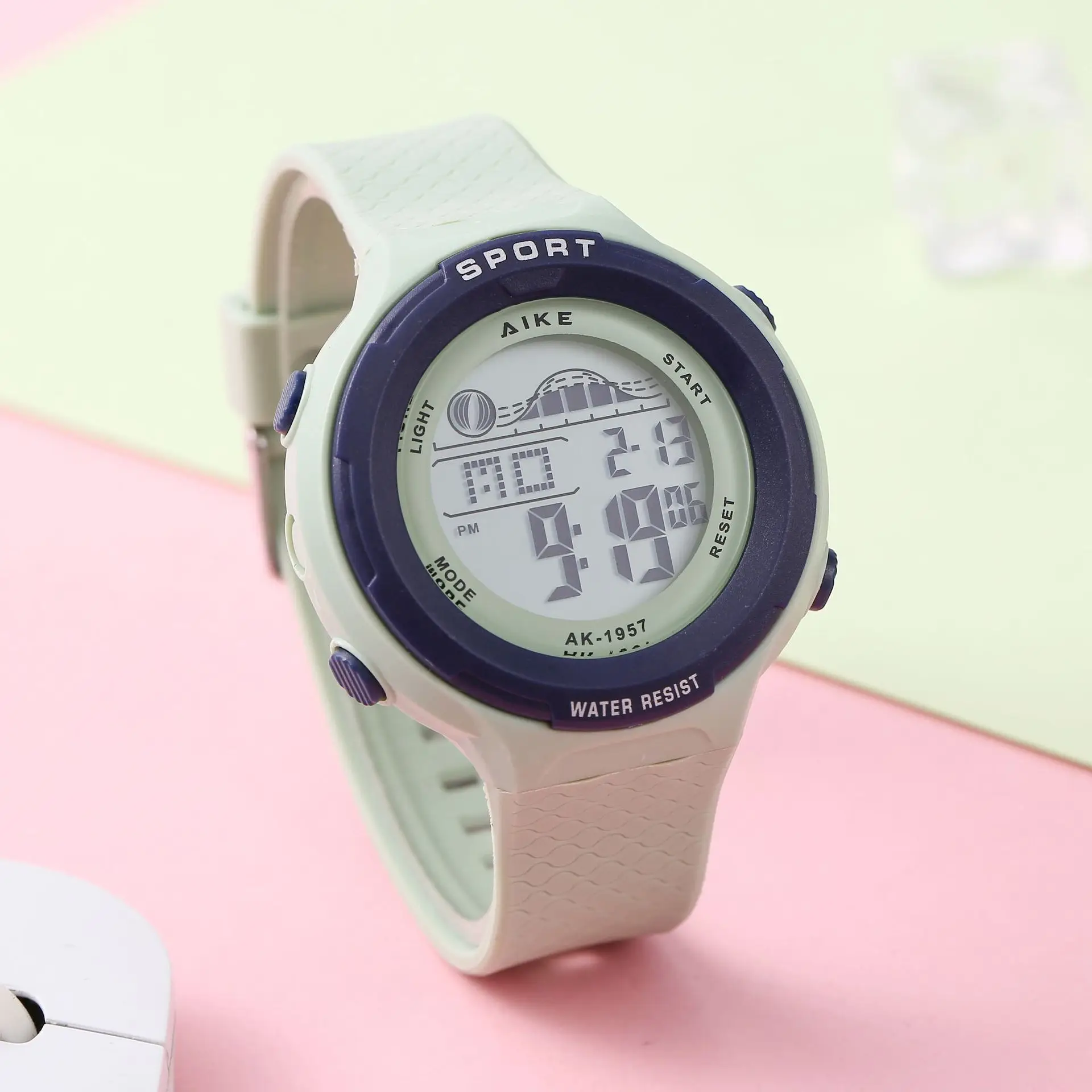 Candy Color Simple Digital Watch for Men Women K-Style Large Display — feature 8