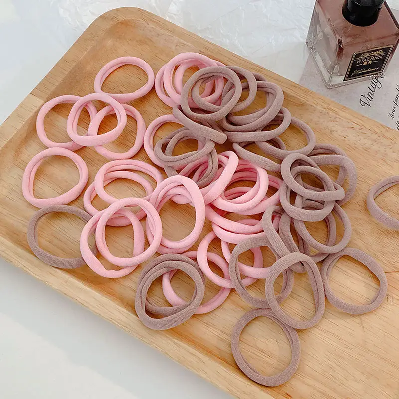 Green High Elastic Hair Tie for Women, 50 Pcs - Image 9
