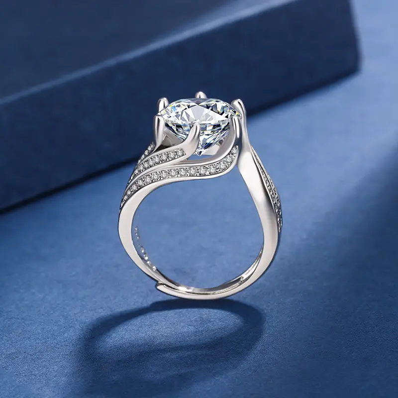 Mossan 5Kara 8 Hearts Ring for Women