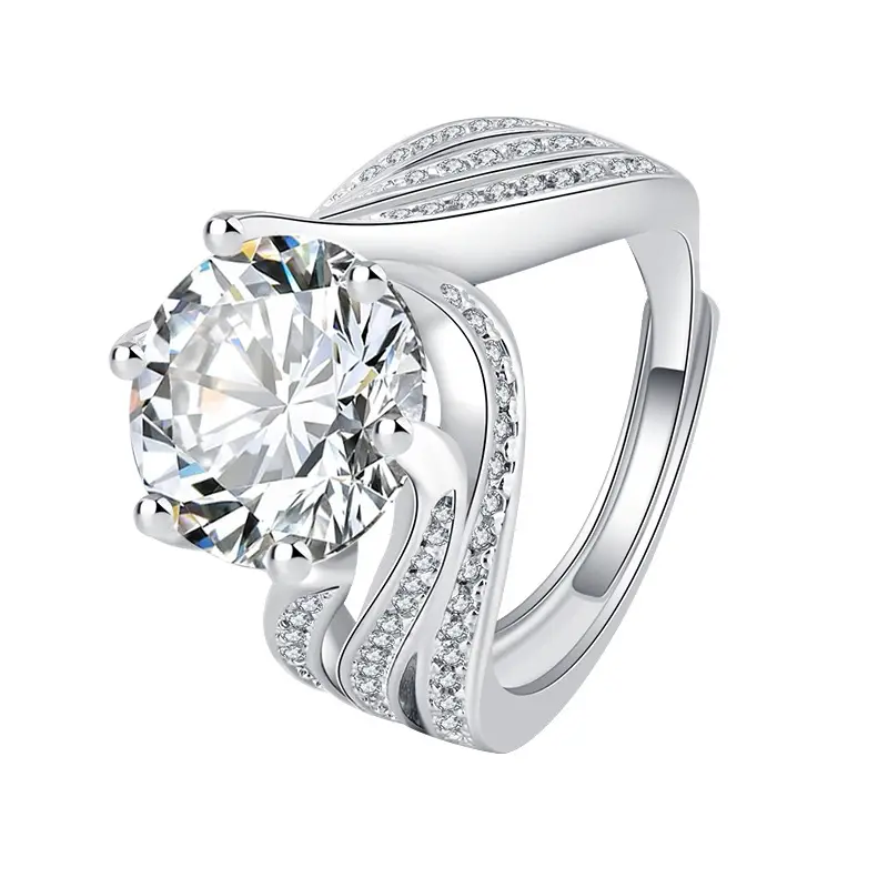 Mossan 5Kara 8 Hearts Ring for Women