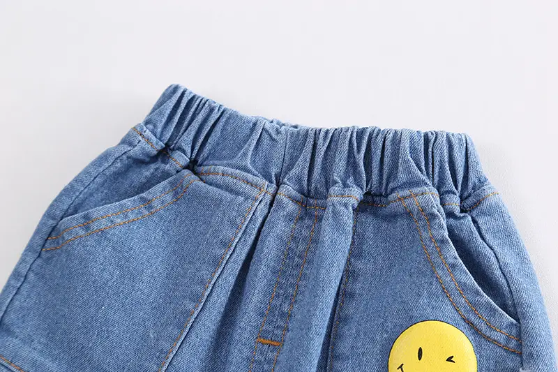 Children Cotton Bear Print Shorts Suit Summer Boys — feature 11
