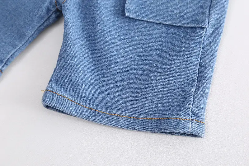 Children Cotton Bear Print Shorts Suit Summer Boys — feature 13