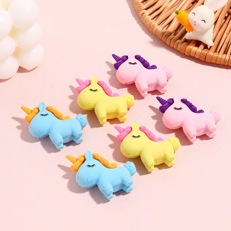 3D Unicorn Eraser for Kids, Red, Clean & Easy to Use — feature 5