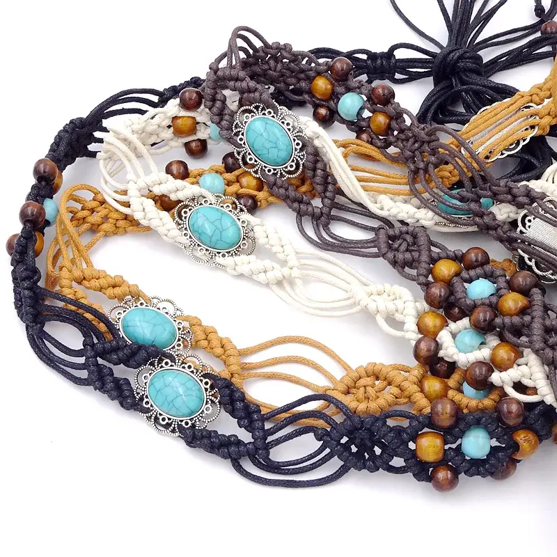 Hand-Woven Bohemian Belt for Women Summer Wear β feature 1