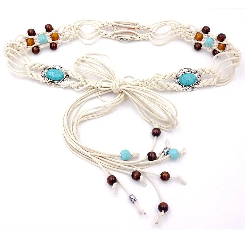 Hand-Woven Bohemian Belt for Women Summer Wear