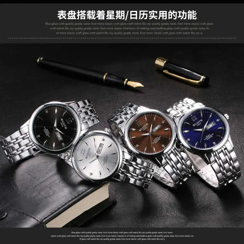 Women's Black Dial Quartz Watch with Stainless Steel Band — feature 18