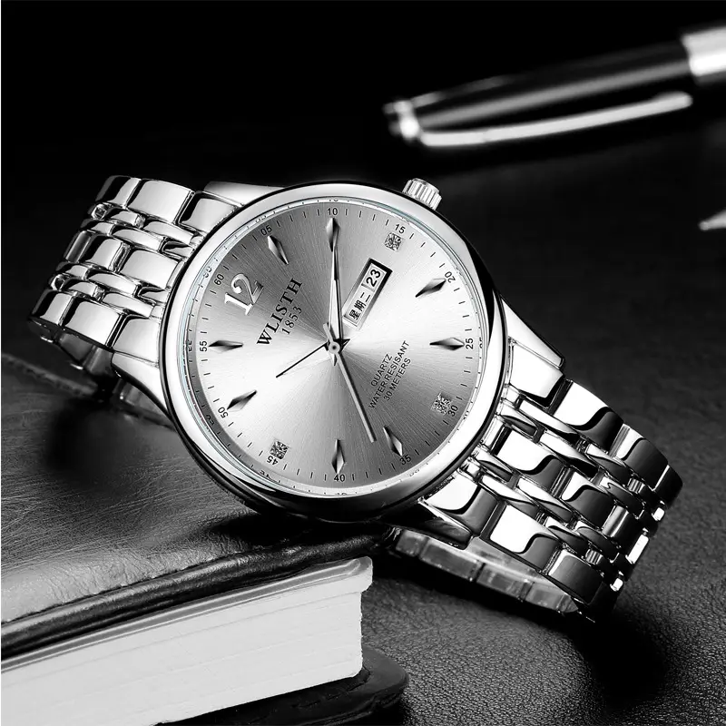 Women's Black Dial Quartz Watch with Stainless Steel Band — feature 20