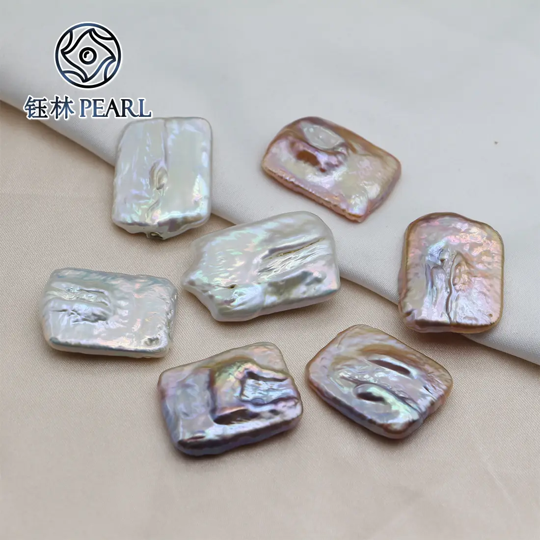 Colorful Large Square 18-20mm Baroque Beads Semi-Finished - Image 4