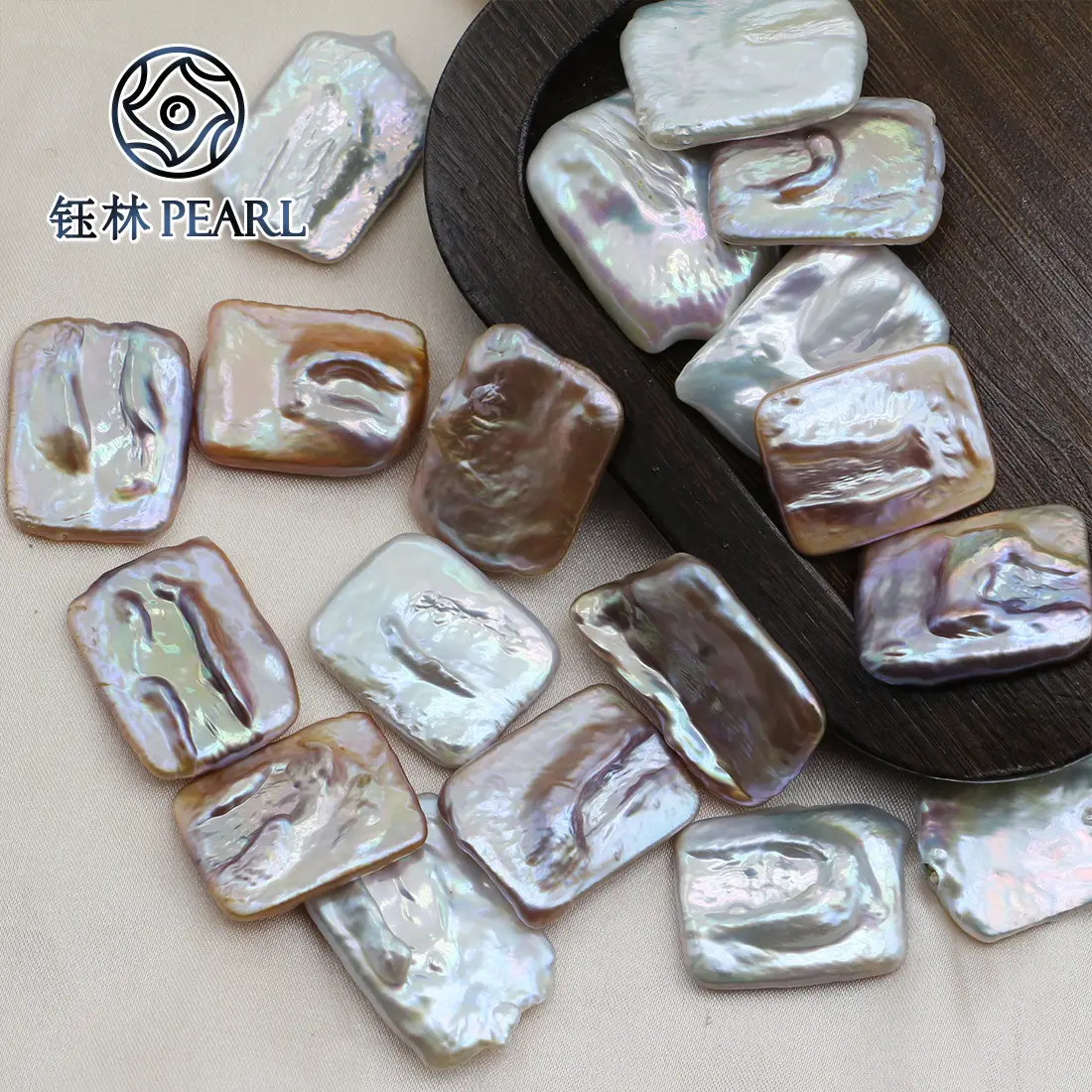 Colorful Large Square 18-20mm Baroque Beads Semi-Finished - Image 5