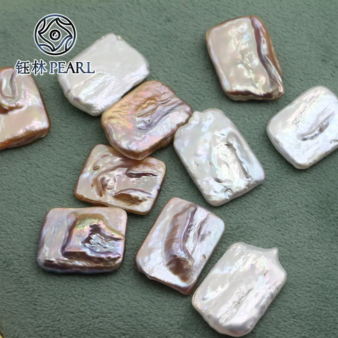 Colorful Large Square 18-20mm Baroque Beads Semi-Finished - Image 7