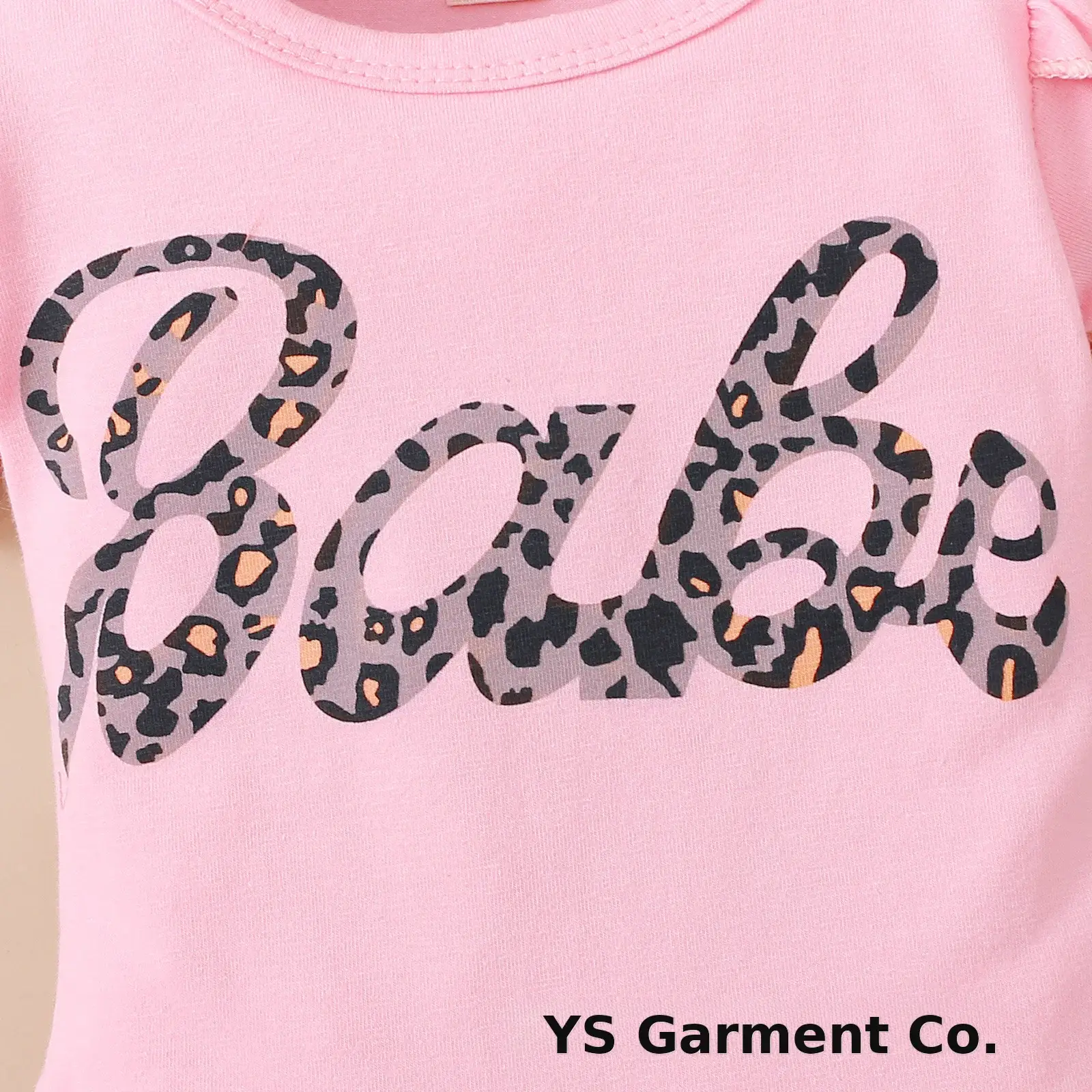 Baby Leopard Print 3-Piece Set Yellow — feature 3