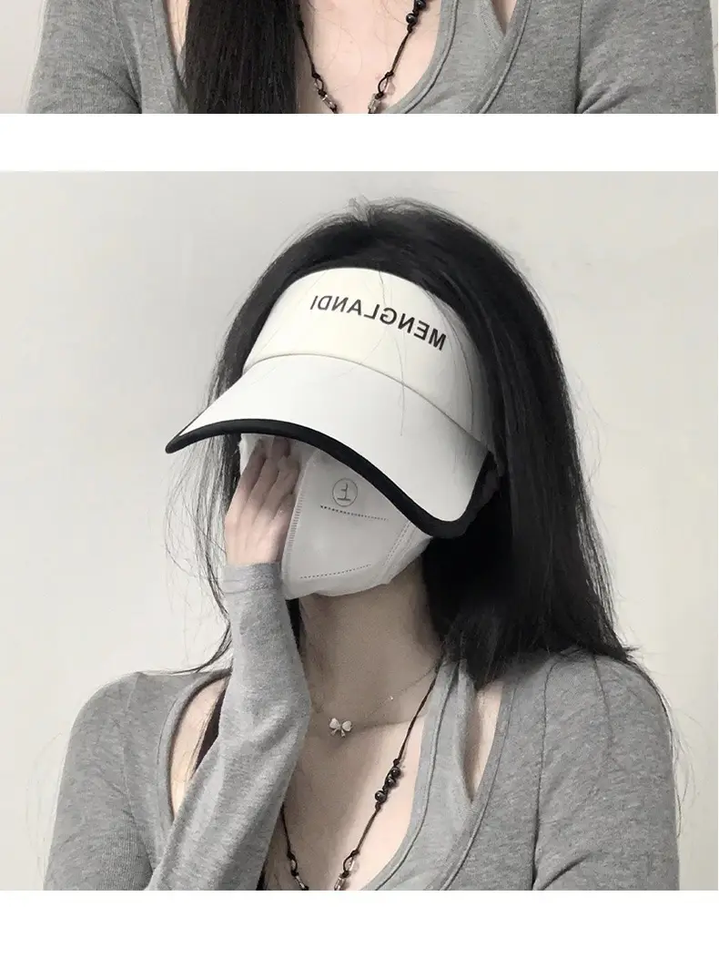 Women Anti-UV Sun Hat with Face Cover Running Sports — feature 16