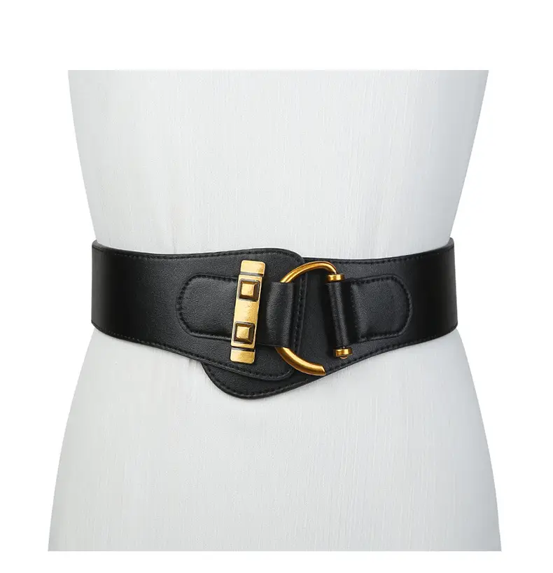 Women's Wide Belt Decorative Suit Waist Seal — feature 15