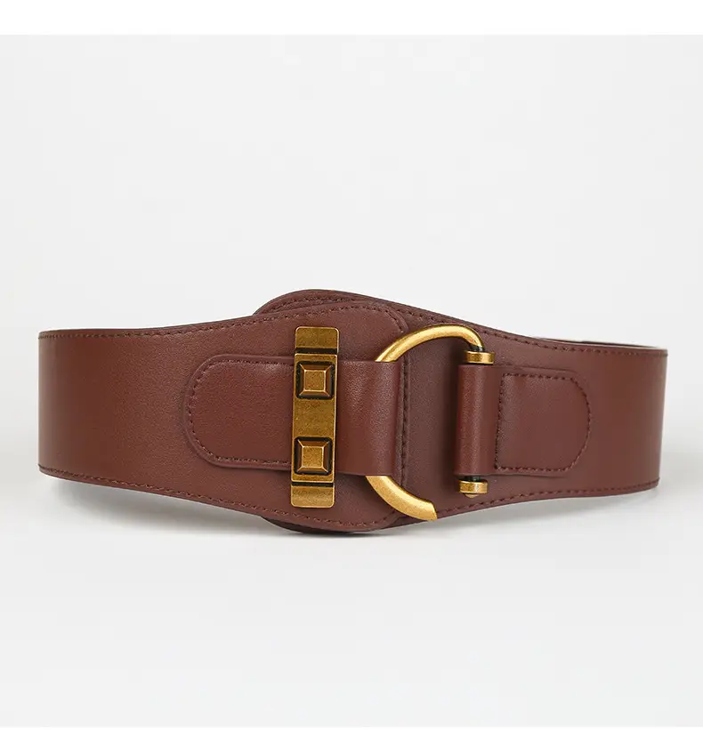 Women's Wide Belt Decorative Suit Waist Seal — feature 16