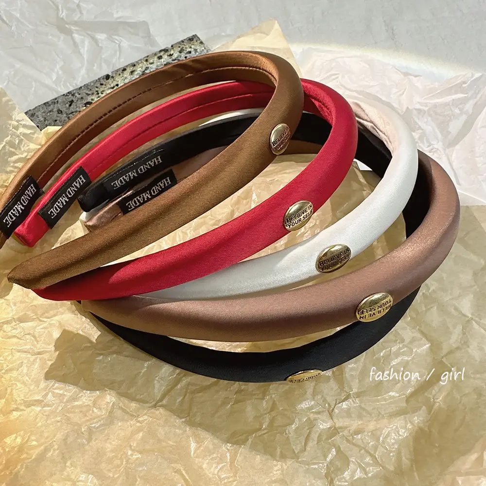 Korean Style Silk Hair Hoop Women's High-end All-match Minimalist Style - Image 9