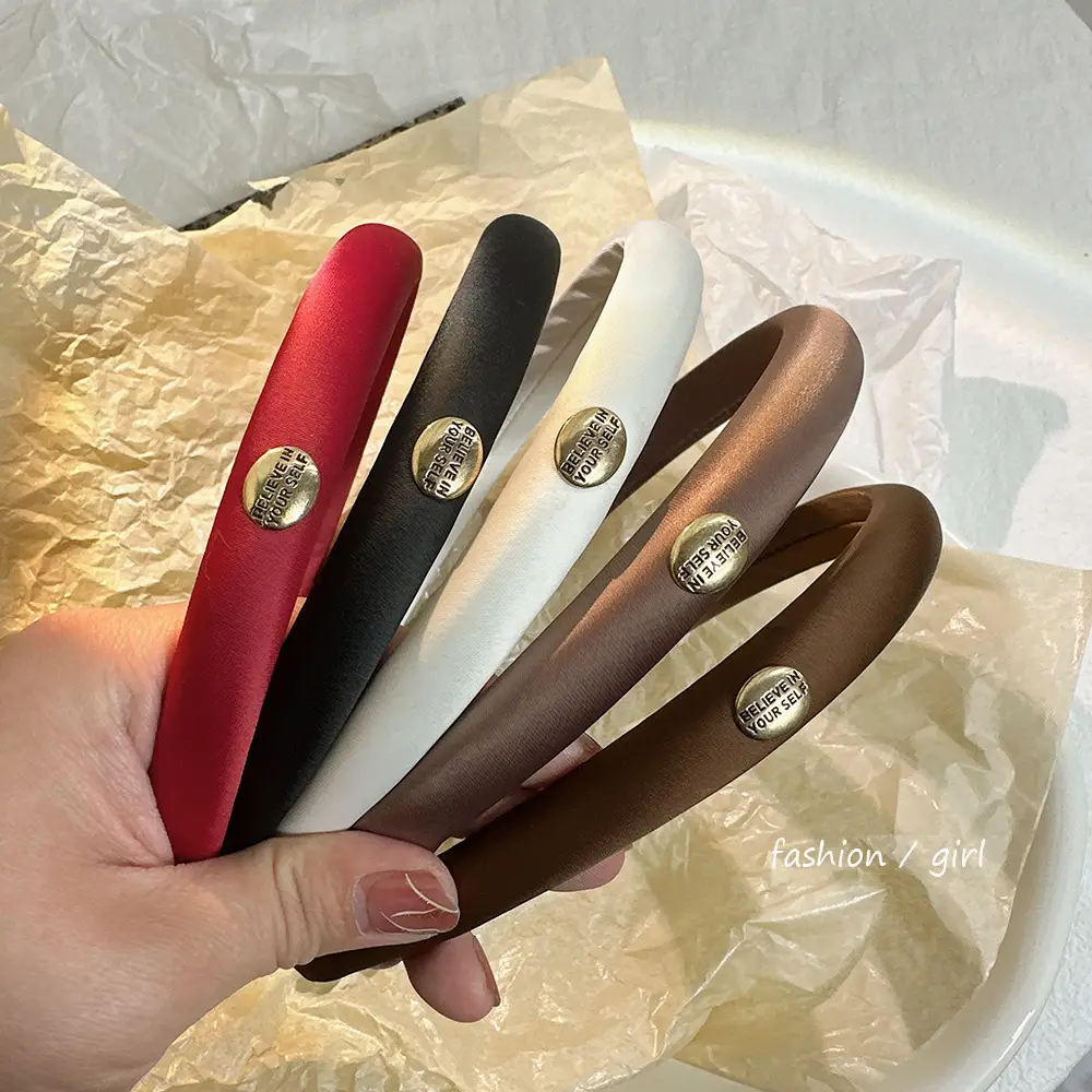 Korean Style Silk Hair Hoop Women's High-end All-match Minimalist Style — feature 3