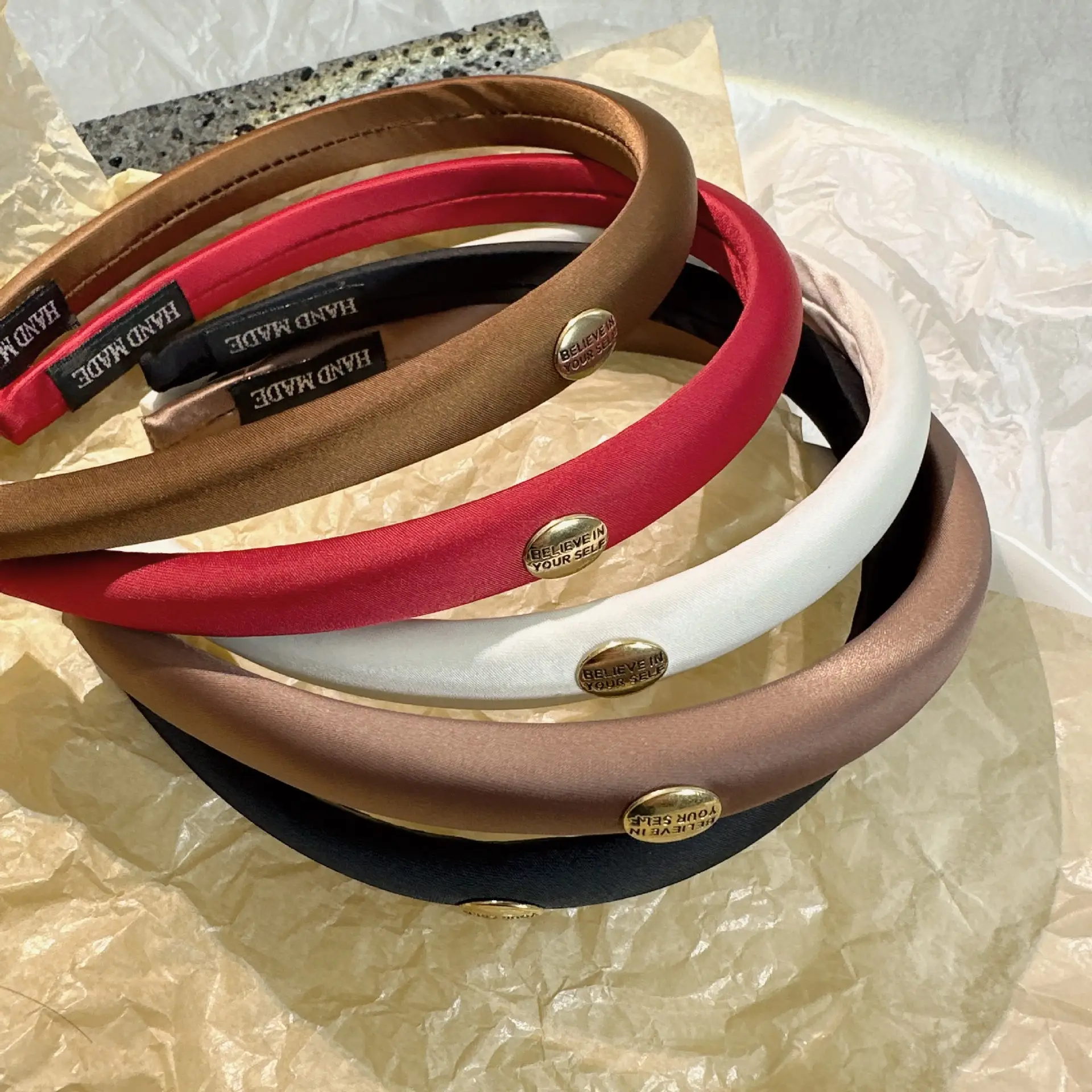 Korean Style Silk Hair Hoop Women's High-end All-match Minimalist Style — feature 8