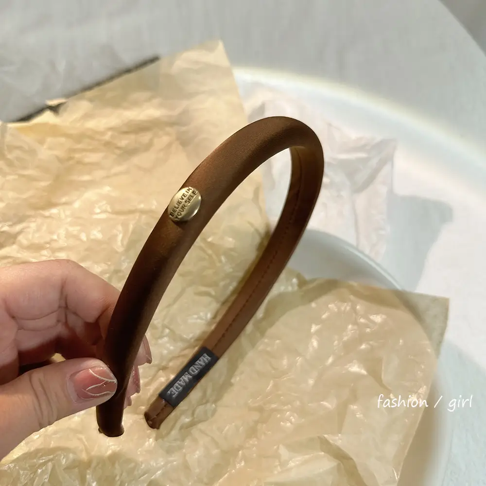 Korean Style Silk Hair Hoop Women's High-end All-match Minimalist Style - Image 3