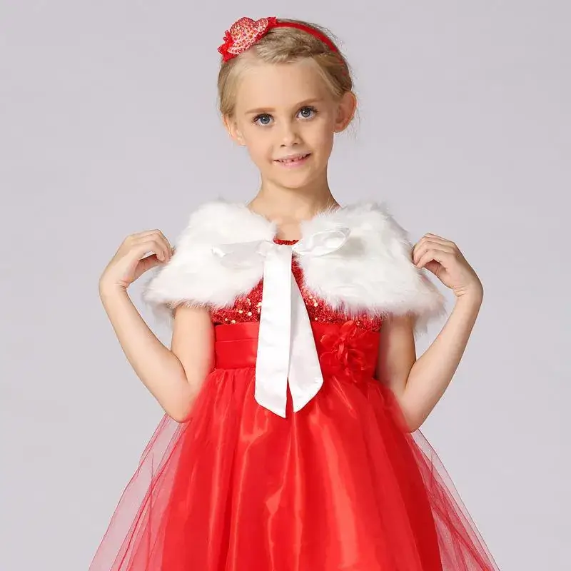 Furry Cape Shawl for Girls New Korean Style - Image 9