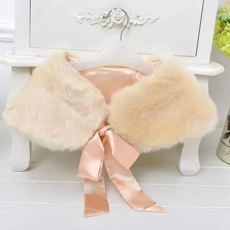 Furry Cape Shawl for Girls New Korean Style - Image 5